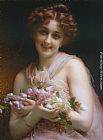 Etienne Adolphe Piot Canvas Paintings - Flowers